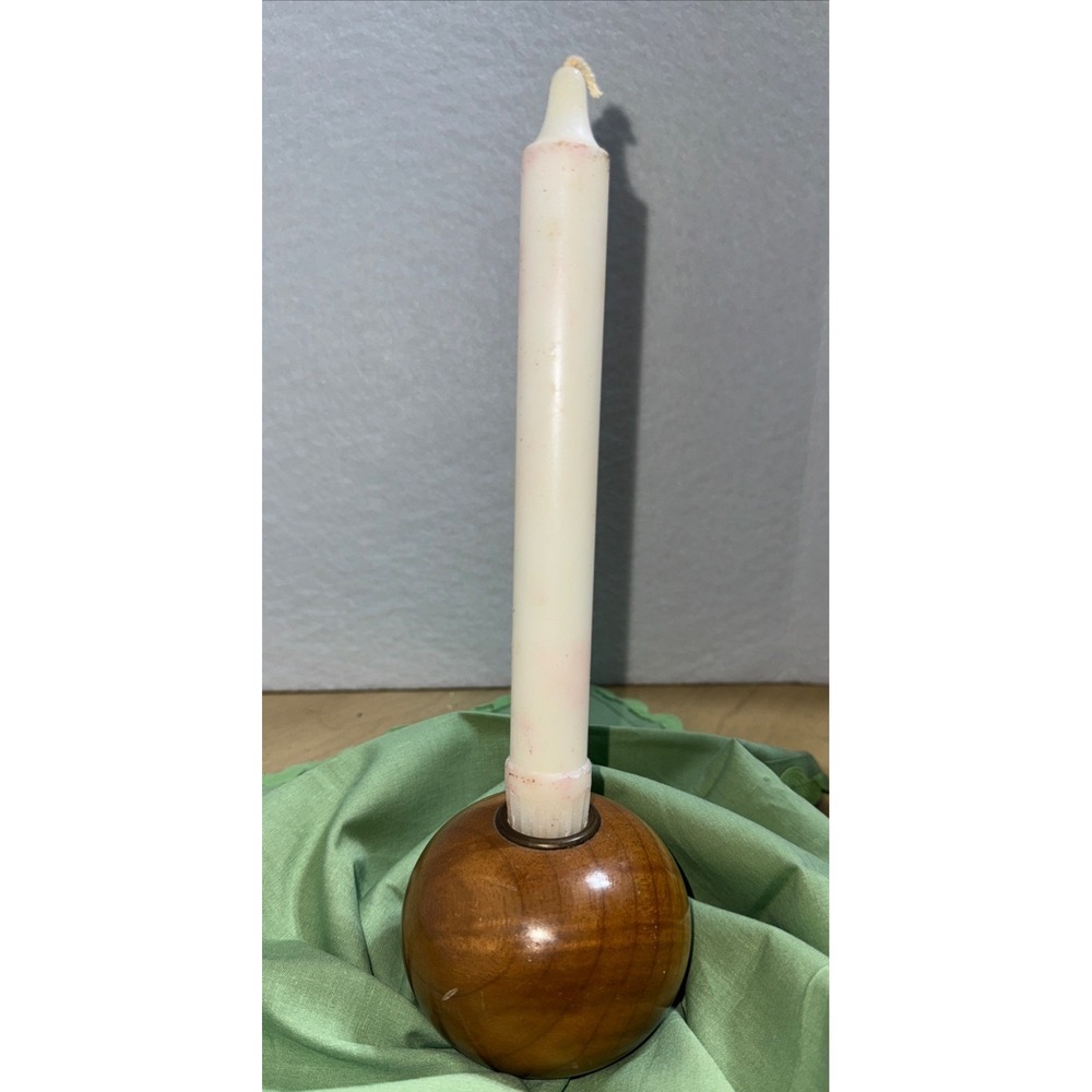 Myrtlewood Taper Candlestick Holder Myrtle Craft‎ Studios